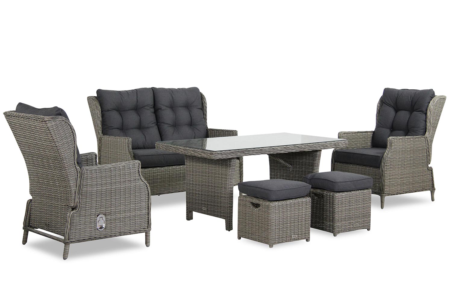 Aanbieding Garden Collections New Castle dining loungeset 6-delig