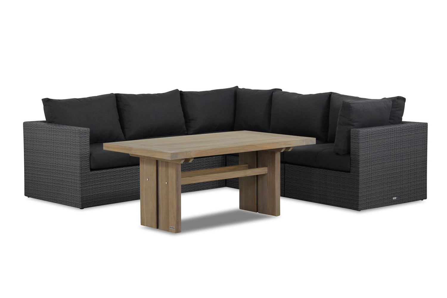 Aanbieding Garden Collections Houston/Brighton 140 cm dining loungeset 6-delig