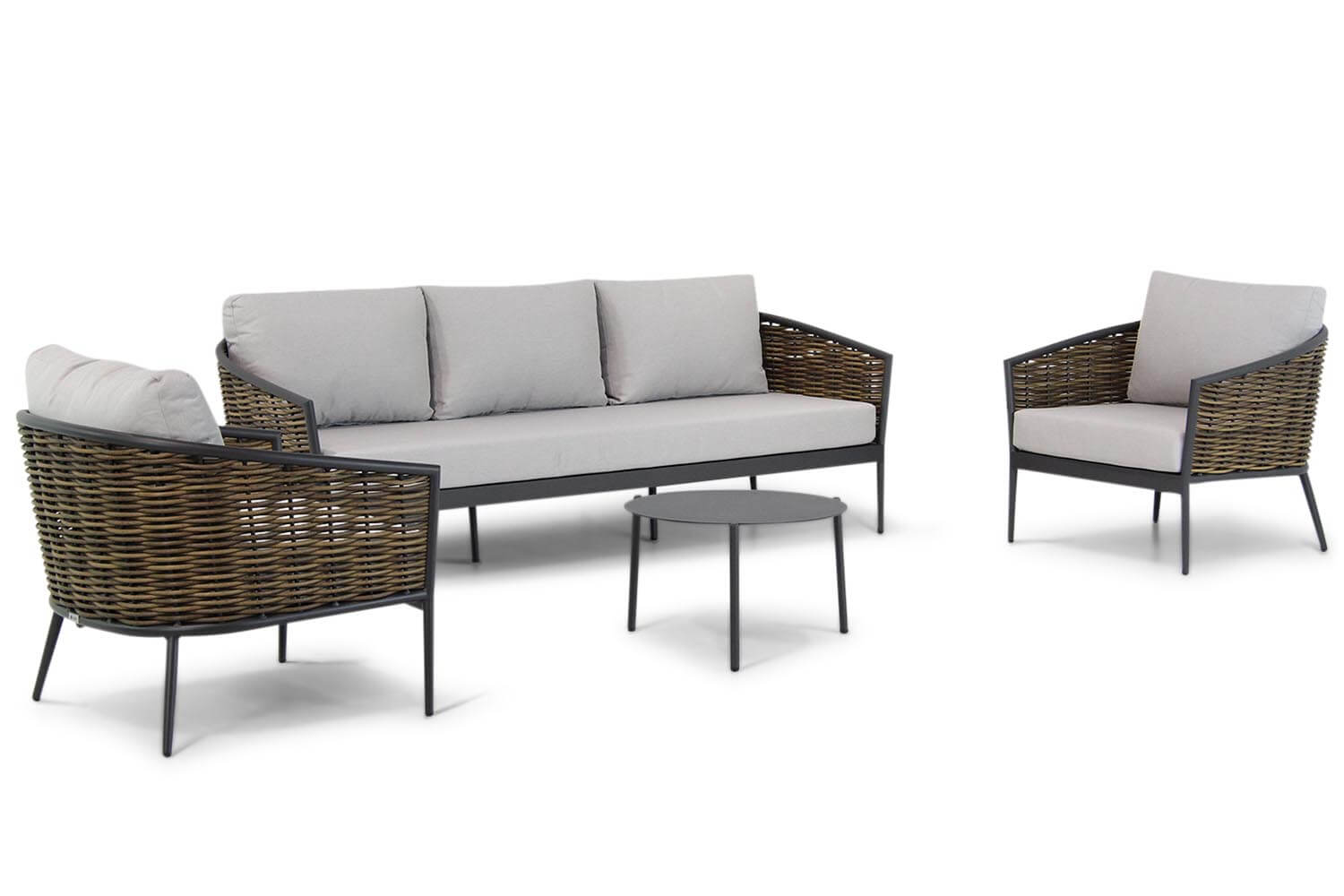 Aanbieding Coco Palm/Pacific 60 cm stoel-bank loungeset 4-delig