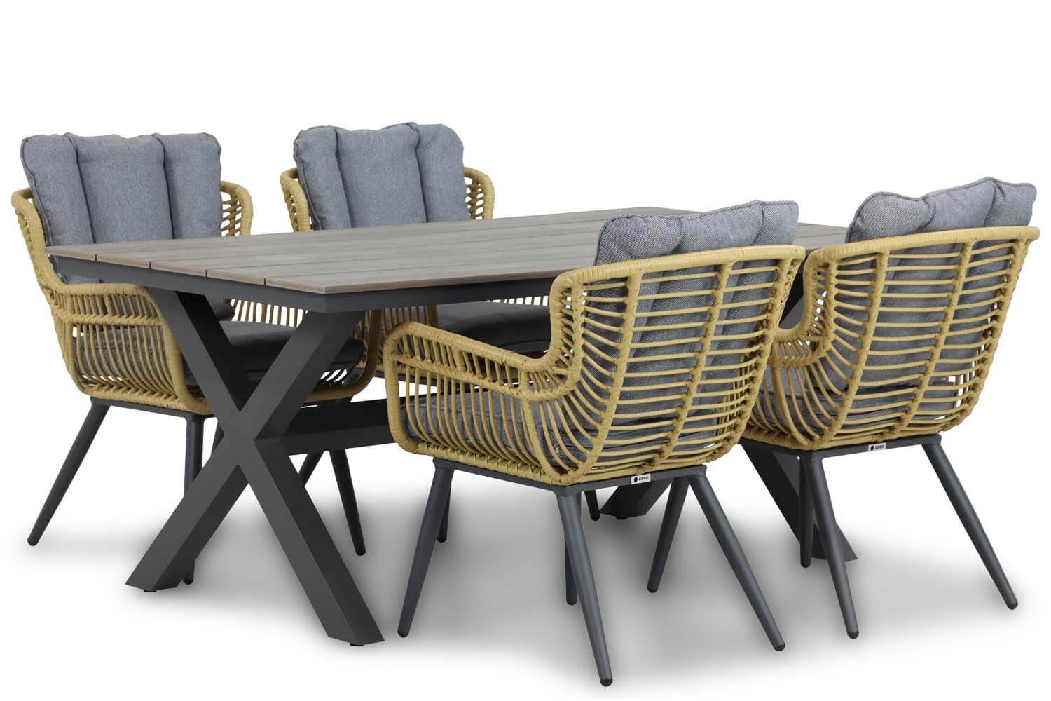 Aanbieding Coco Azzano/Forest 180 cm dining tuinset 5-delig