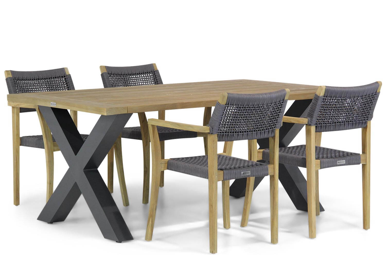 Aanbieding Lifestyle Dallas/Cardiff 180 cm dining tuinset 5-delig