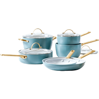 Koop GreenPan Padova Reserve Pannenset 10-delig Sky Blue - 4894871046696