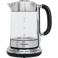 Koop Pierre Waterkoker PWK7000 Glas met instelbare temperatuur - 8720627633451