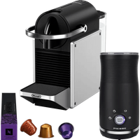 Koop De'Longhi Nespresso Pixie EN127.S + Pierre Melkopschuimer - 6151129618639