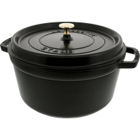 Koop Staub Ronde Stoof-/Braadpan 28 cm Zwart - 3272341028259