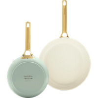 Koop GreenPan Padova Reserve 20 + 26 cm koekenpannenset Pastel Green - 4894871046832