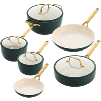 Koop GreenPan Padova pannenset 10-delig Dennengroen - 4894871081796