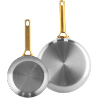 Koop Greenpan Padova Reserve 3-ply Stainless Steel 20 + 28 cm koekenpannenset - 4894871075344