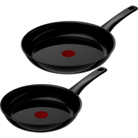 Koop Tefal Renew On Keramische koekenpannenset 24 + 28 cm Zwart - 3168430354548
