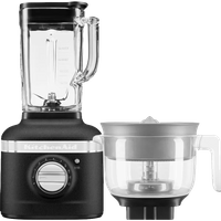 Koop KitchenAid Artisan K400 5KSB4026EBK Vulkaanzwart + citruspers opzetstuk - 7423402829827