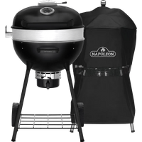 Koop Napoleon PRO Houtskool Kettle Mat Zwart met Bakplaat + Napoleon Hoes voor Premium en Pro Kettle 57 cm - 6151140860871