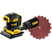 Koop DeWalt DCW200NT-XJ (zonder accu) + DeWalt Schuurstrook 115x115mm K120 (25x) - 6151139770792