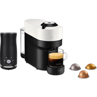 Koop Krups Nespresso Vertuo Pop XN9201 Coconut White + Pierre Melkopschuimer - 6151129667668