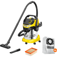 Koop Karcher WD 4 S V-20/5/22 + Karcher Stofzuigerzak voor WD 4/5/6 (4x) - 6095636388398