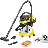 Koop Karcher WD 5 P S V-25/5/22 + Karcher Stofzuigerzak voor WD 4/5/6 (4x) - 6151116389399