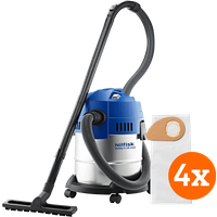 Koop Nilfisk Buddy II 18 Inox + Nilfisk Stofzakken voor Buddy II (4x) - 6151123950902