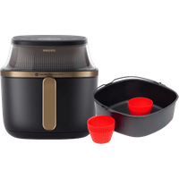 Koop Philips Airfryer XL 3000 Serie NA332/00 + Bakmeesterset - 6151122445492