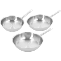 Koop Demeyere Cosi 3 RVS Koekenpannenset 24 + 28 + 32 cm - 6151128310398