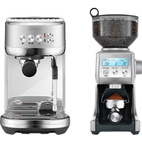 Koop Sage the Bambino Plus Stainless Steel + Koffiemolen - 7423404075024