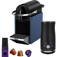 Koop De'Longhi Nespresso Pixie EN127.BL + Pierre Melkopschuimer - 6151129612668