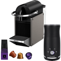 Koop Krups Nespresso Pixie XN306T + Pierre Melkopschuimer - 6151129610688
