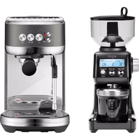 Koop Sage The Bambino Plus Black Stainless + Koffiemolen - 7423422851815