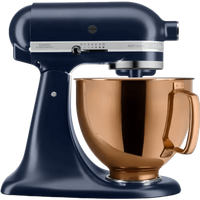 Koop KitchenAid Artisan Mixer 5KSM125EIB Blauw + Design Mengkom Koper - 6151129974964