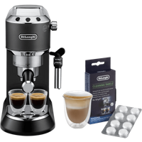 Koop De'Longhi EC685.BK Dedica Zwart + Reinigingstabletten - 6156414883877
