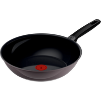 Koop Tefal Ceramic Control Grey wokpan 28 cm - 3168430385641