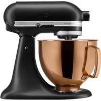 Koop KitchenAid Artisan Mixer 5KSM125EBM Mat Zwart + Design Mengkom Koper - 6151129973998